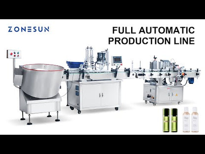 ZONESUN ZS-FAL180Z2 Magnetic Pump Liquid Filling Capping Labeling Line