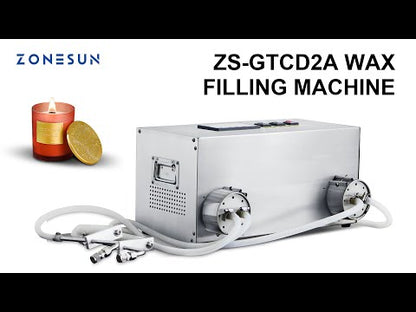 ZONESUN ZS‑GTCD2A Heat Resistant Gear Pump Wax & Hot Liquid Filler