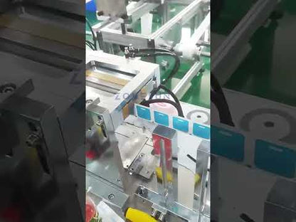 ZONESUN Automatic 4-Side Seal Wet Wipes Packing Machine for Alcohol Pads