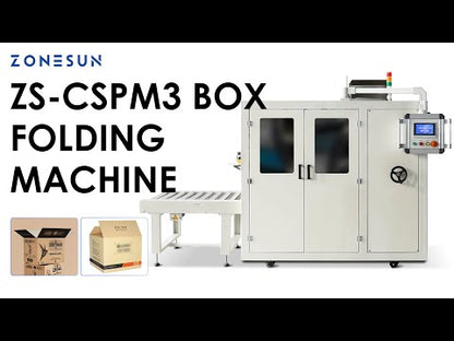 ZONESUN ZS‑CSPM3 High‑speed Small Box Carton Erector & Feeder
