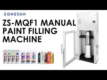 Zonesun ZS‑MQF1 Precision Pneumatic Aerosol Can Paint Filling Machine