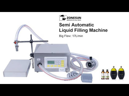 ZONESUN ZS-DP621W Semi-Automatic Liquid Weighing Filling Machine