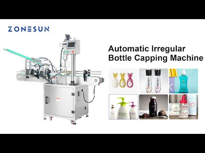 ZONESUN ZS-XG440F Auto Customized Irregular Bottle Capping Machine