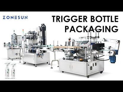 ZONESUN ZS-MPCL1 Auto Trigger Bottle Filling Capping Labeling Line