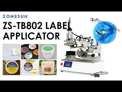ZS‑TB802 Desktop Flat Surface Label Applicator for Accurate Labeling