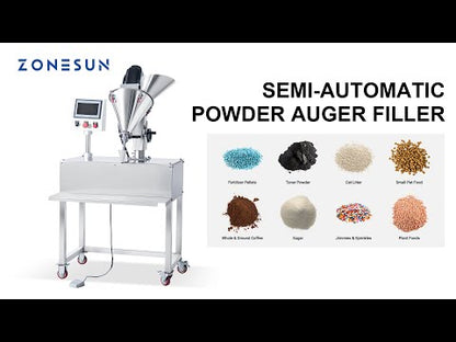 ZONESUN ZS-FM100P Semi-Auto Powder Filling Machine for Small Doses