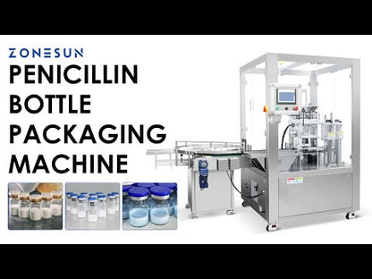 ZONESUN ZS-AFC24 Tappatrice automatica per riempimento coclea di polvere per fiale 