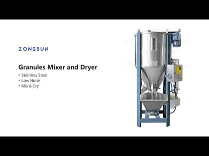 ZONESUN ZS‑HG300A Granule Mixing & Drying Machine for Plastic Pellets