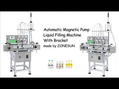 ZONESUN ZS-DTMP6M 6-Nozzle Magnetic Pump Liquid Filling Machine