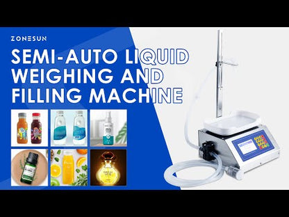 ZONESUN ZS-M1080S Semi-Automatic Liquid Weighing Filling Machine