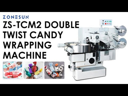 ZONESUN ZS‑TCM2 Double Twist Candy Wrapping Machine for High‑Speed Output