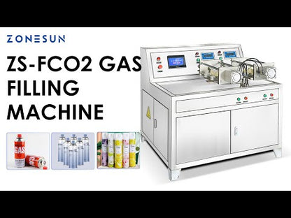ZONESUN ZS-FCO2 High-Speed CO2 Filling Machine with Booster Pump