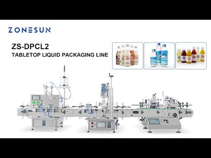 ZONESUN ZS-DPCL2/ZS-FAL180D5 Custom Filling Capping Labeling Lines