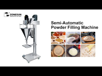 ZONESUN ZS-FM100L Semi Automatic Auger Powder Filling Machine