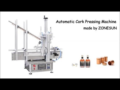 ZONESUN ZS-XG1870D1 Tappatrice pressatrice pneumatica per alimentazione automatica di sughero in legno