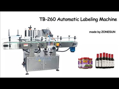 ZONESUN ZS-TB260 Double Side Round Bottle Labeling Machine
