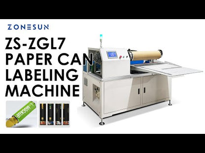 Zonesun ZS‑ZGL7 – Precision Hot‑Melt Labeling for Cylindrical Items