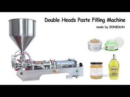ZONESUN ZS‑GT2 Semi‑Automatic Dual‑Nozzle Paste & Lotion Filling Machine