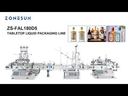 ZONESUN ZS-DPCL2/ZS-FAL180D5 Custom Filling Capping Labeling Lines
