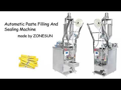 ZONESUN ZS-GFGT50 Automatic Paste Filling and Sealing Machine for Bags
