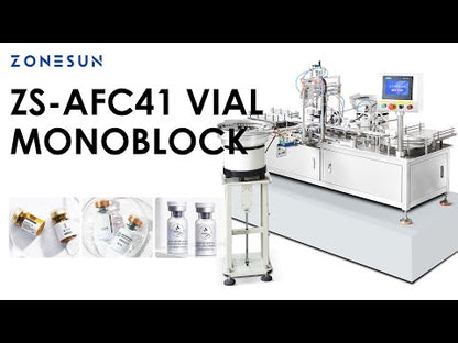 Zonesun ZS‑AFC41 Automated Vial Filling and Crimp Capping Monoblock