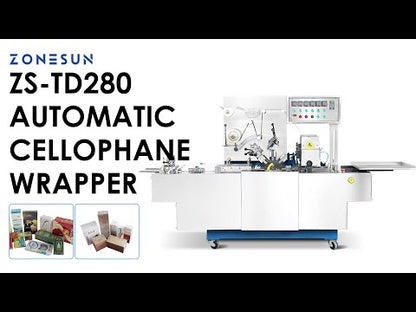 ZONESUN ZS-TD280 Automatic Cellophane Wrapping Machine