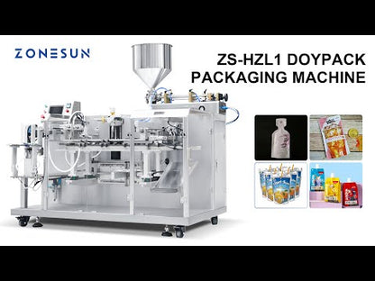 ZONESUN ZS-HZL1 Automatic Paste Filling Doypack Sealing Machine
