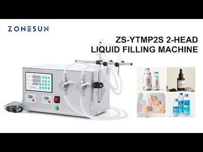 ZONESUN ZS-YTMP2S Dual Magnetic Pump Liquid Filling Machine