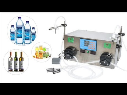 ZONESUN 2 Nozzles Peristaltic Pump Liquid Filling Machine