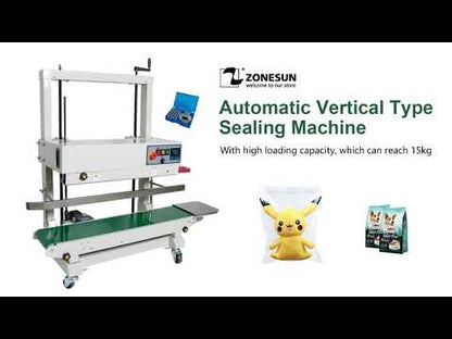ZONESUN ZS-FR1100 Vertical Sealing Machine for Large Bags & Boxes