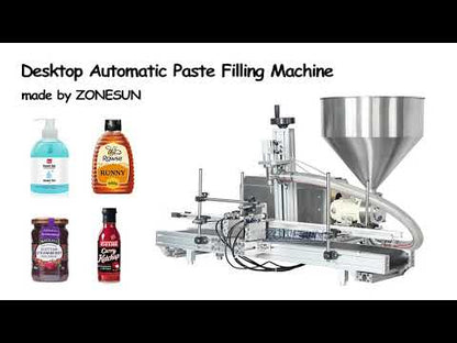 ZONESUN ZS-DTGT900 Tabletop Rotor Pump Paste Liquid Filling Machine