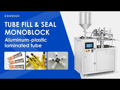 ZONESUN ZS-FSAP16 Automatic Paste Filling Tube Folding Sealing Machine