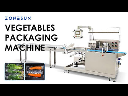 ZONESUN ZS-HY680 Auto Horizontal Flow Vegetables Packaging Machine