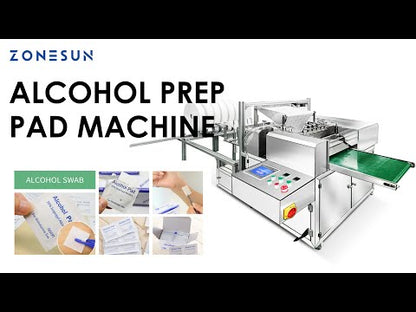 ZONESUN ZS-ZMJ1 Automatic Alcohol Swab Horizontal Packaging Machine