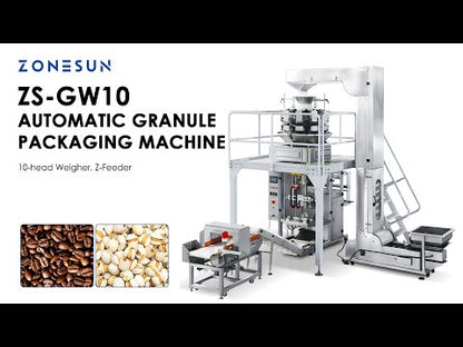 ZONESUN ZS-GW10 Automatic Granule Weighing Filling Sealing Machine