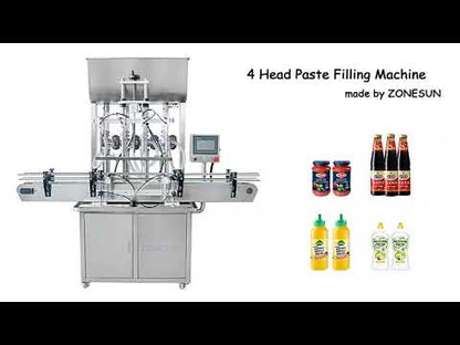 ZONESUN ZS-YT4T-4P Automatic Paste Filling Machine