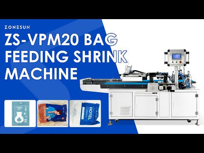 ZONESUN ZS-VPM20 Horizontal Vacuum Shrink Packaging Machine For Disposable Bath Towels / Tissue