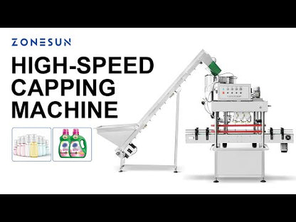 ZONESUN ZS-FXZ101 Automatic High Speed Capping Machine with Feeder