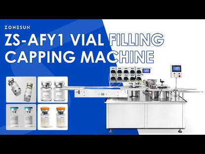 ZONESUN ZS-AFY1 Automatic Laboratory Vial Filling and Capping Machine Monoblock Equipment