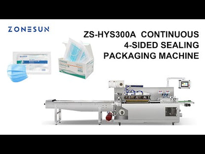 ZONESUN ZS-HYS300A Single Pack Surgical Mask 4-Sided Sealing Machine