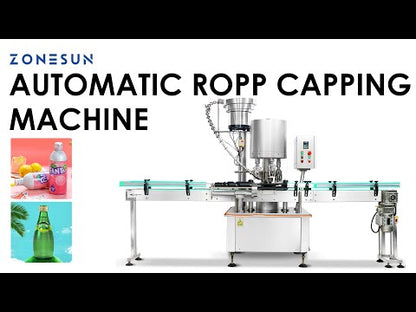 ZONESUN ZS-XG440C4 Automatic ROPP Pilfer Proof Bottle Capping Machine