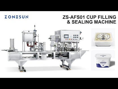 ZONESUN ZS-AFS01 Automatic Liquid Heating Filling Cup Sealing Machine
