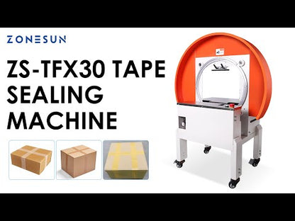 ZONESUN ZS-TFX30 Carton Ring-Type Taping Machine Tamper-Proof Box Sealer
