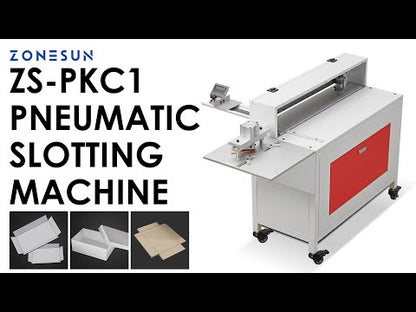 Zonesun ZS‑PKC1 V Grooving Machine for Gift, Wine & Cardboard