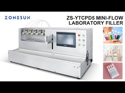 ZONESUN ZS-YTCPD5 5 Nozzles Auto Ceramic Pump Liquid Filling Machine