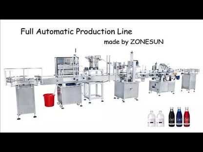 Alimentador automático de tapas de botellas con clasificador de tapas vibratorias ZONESUN para línea de producción