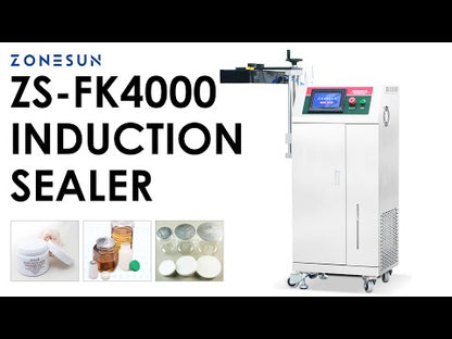 ZOWSUN ZS-FK4000 Water-Cooled Induction Sealer for Bottle Neck Foil