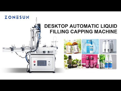 ZONESUN ZS-AFC1S Magnetic Pump Liquid Filling & Capping Machine