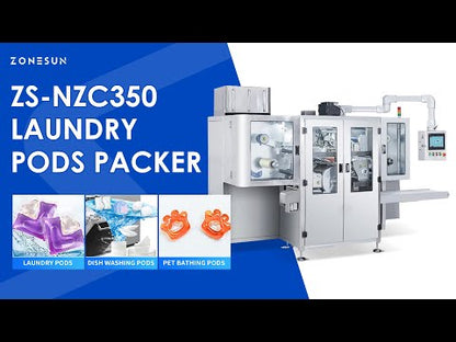 Zonesun ZS‑NZC350 High‑Speed Laundry & Dishwasher Pods Packaging Machine