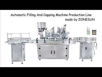 Línea de producción de llenado y tapado de pasta líquida personalizada de ZONESUN